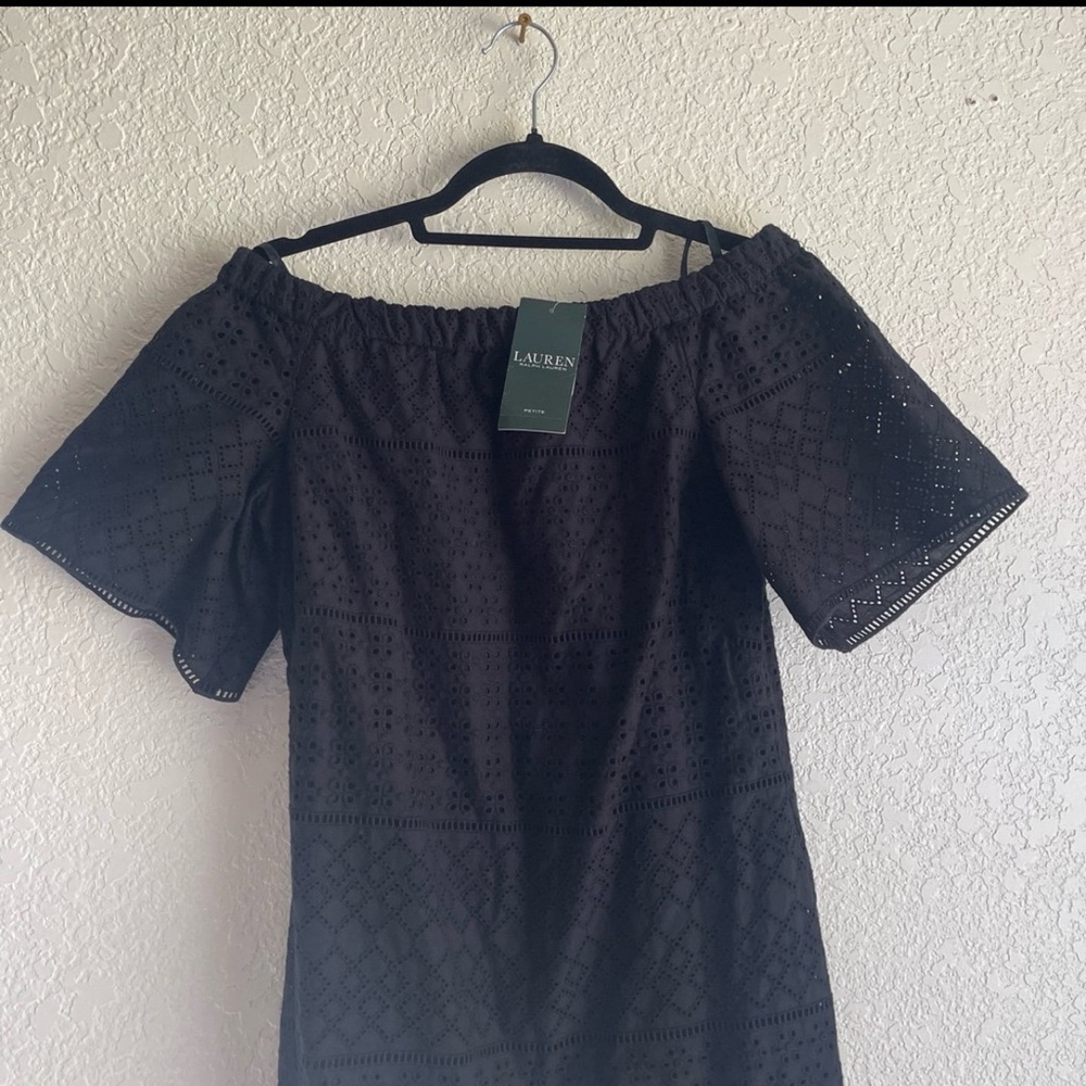Elegant Black Off-Shoulder Dress